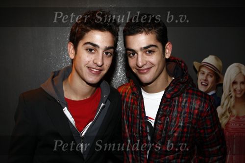 Amsterdam 9 decembe  2008 Jasper en Marius Gottlieb bij de premiere van High school musical.
Peter Smulders bv