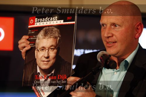 Bussum 24 januari 2008
Omroepman van het jaar verkiezing bij Jan Tabak. Jeroen te  Nuijl
