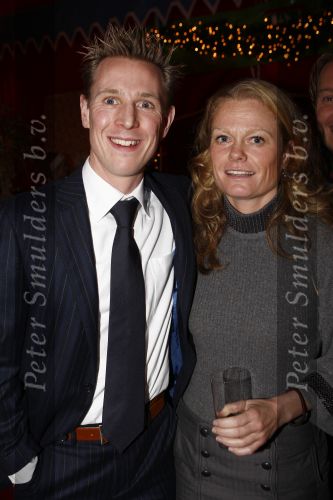 18 December 2008 Kerst/Nieuwjaarsborrel Princess
Jochem Uytdehaage met vriendin
Foto Peter Smulders BV Eindhoven