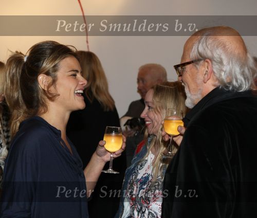 Amsterdam, 15 November 2008
Opening Expositie van Judith Wiersma
Judith met Rob Houwer
Foto Peter Smulders BV