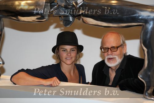 Amsterdam, 15 November 2008
Opening Expositie van Judith Wiersma
Judith met Rob Houwer
Foto Peter Smulders BV