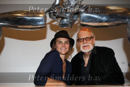 Amsterdam, 15 November 2008
Opening Expositie van Judith Wiersma
Judith met Rob Houwer
Foto Peter Smulders BV