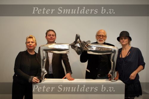 Amsterdam, 15 November 2008
Opening Expositie van Judith Wiersma
Judith Wiersma met Rob Houwer, Willy Hoogland en haar zoon Robbert van Ham
Foto Peter Smulders BV