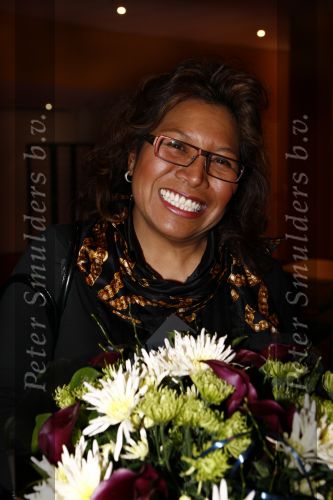 Zeist 27 december 2008
45 jarig artiesten jubileum van Ronnie Tober in he Fygi theater. 
Justine Pelmelay