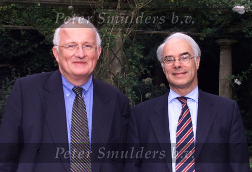 Laren 30 augustus 2001
Presentatie van het nieuwe TROS seizoen.
Karel v Doodewaerd (l) en Huib Boermans
