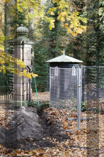 Laage Vuursche 5 november 2007
Verbouwing kasteel Drakensteijn, Drakesteijn waar koningin Beatrix gaat wonen.