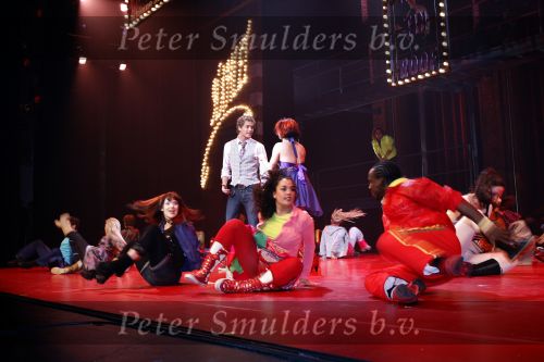 Tilburg, 20 Januari 2008
Premiere FAME in de stadsschouwburg van Tilburg met in de hoofdrollen de zwangere Kim Lian v d Meij en Jim Bakkum