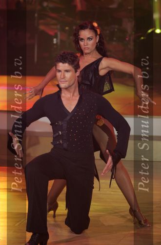 Aalsmeer 15 oktober 2005
Finale dancing with the stars .
Koertjan de Bruin met danspartner 
Peter Smulders bv