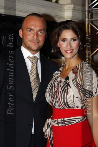 Amsterdam 11 oktober 2007
Beau monde awards in het amstel hotel. Kristina Bazilovic met een vriend