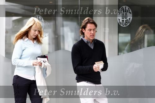 Vale do Lobo 24 februari 2008
Linda de Mol golfend met haar nieuwe vriend Jeroen Rietbergen op vale do lobo  waar Linda een huis heeft.
Peter Smulders bv