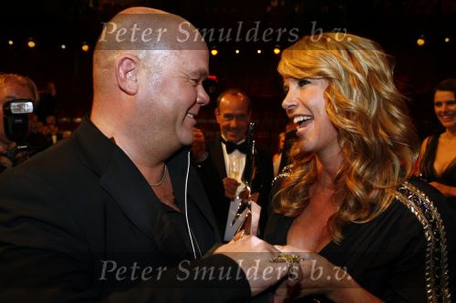 Amsterdam 24 oktober 2008
Uitreiking en gala van de televizierring 2008 in Carre.Linda de Mol en Paul de Leeuw
Peter Smulders bv