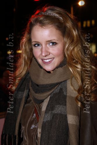Amsterdam 9 decembe  2008 Liza Sips bij de premiere van High school musical.
Peter Smulders bv