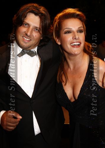 Amsterdam 24 oktober 2008
Uitreiking televizierring 2008 in Carre. Lucille Werner met vriend
Peter Smulders bv