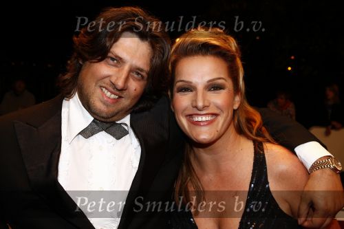 Amsterdam 24 oktober 2008
Uitreiking televizierring 2008 in Carre. Lucille Werner met vriend
Peter Smulders bv