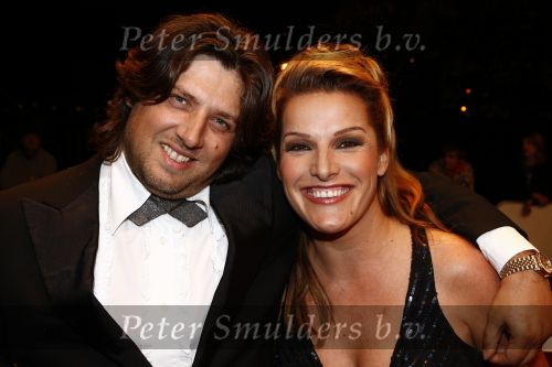 Amsterdam 24 oktober 2008
Uitreiking televizierring 2008 in Carre. Lucille Werner met vriend
Peter Smulders bv