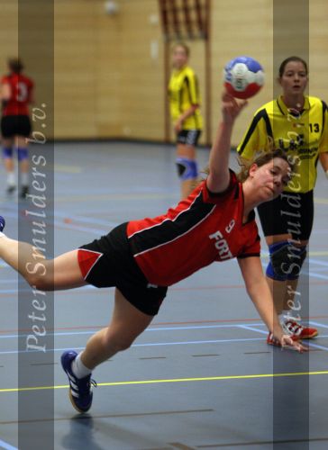 Eindhoven, 18 Oktober 2008
Handbalwedstrijd Dames PSV 2-Avanti, eindstand 16-12
Macha Jansen (No.9)