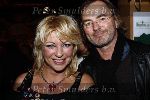 Amsterdam 20 november 2008
Presentatie Boek Henk Schiffmacher. Manuela Kemp  met haar man
Peter Smulders bv