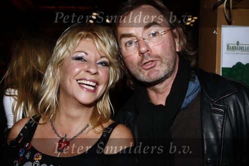 Amsterdam 20 november 2008
Presentatie Boek Henk Schiffmacher. Manuela Kemp  met haar man
Peter Smulders bv