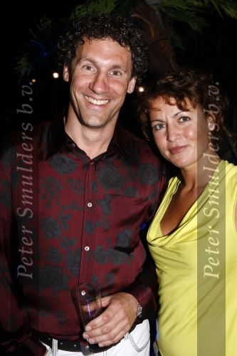 Amstelveen 30 mei 2008
Feest bij special sports in Amstelveen. 
Marcel Mayer met een vriendin