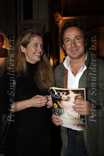 Amsterdam 22 november 2007
Marco Borsato bij presentatie tijdschrift Oog in het rijksmuseum. Marco met Willemijn Verloop van Warchild