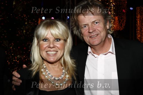 Haarlem 17 december 2008
Marga Scheide met vriend bij princess kerstborrel in circus Renz.
Peter Smulders bv
