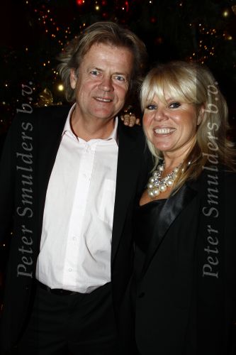 Haarlem 17 december 2008
Marga Scheide met vriend bij princess kerstborrel in circus Renz.
Peter Smulders bv