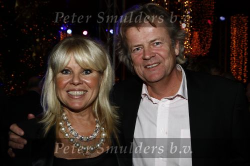 Haarlem 17 december 2008
Marga Scheide met vriend bij princess kerstborrel in circus Renz.
Peter Smulders bv