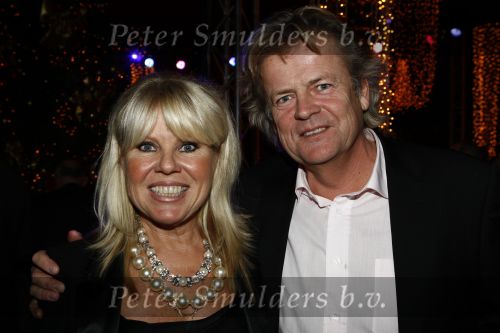 Haarlem 17 december 2008
Marga Scheide met vriend bij princess kerstborrel in circus Renz.
Peter Smulders bv