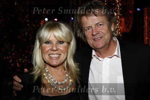 Haarlem 17 december 2008
Marga Scheide met vriend bij princess kerstborrel in circus Renz.
Peter Smulders bv