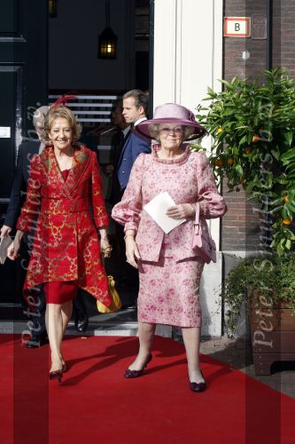 Den Haag 20 oktober 2007
Doop prinses Ariane . Koningin Beatrix Jorge Zorrequieta en Maria del carem Zorrequieta zijn daarbij aanwezig.