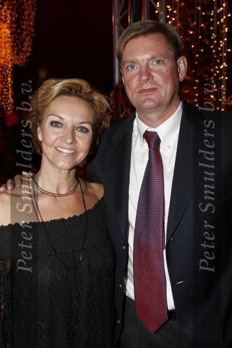 18 December 2008 Kerst/Nieuwjaarsborrel Princess
Mariska v Kolck met haar man Knut Jacobsen
Foto Peter Smulders BV Eindhoven