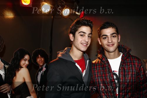 Amsterdam 9 decembe  2008 Jasper en Marius Gottlieb bij de premiere van High school musical.
Peter Smulders bv