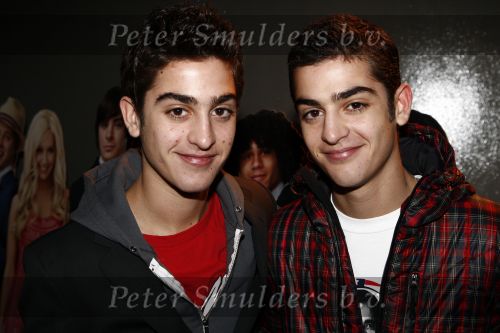 Amsterdam 9 decembe  2008 Jasper en Marius Gottlieb bij de premiere van High school musical.
Peter Smulders bv