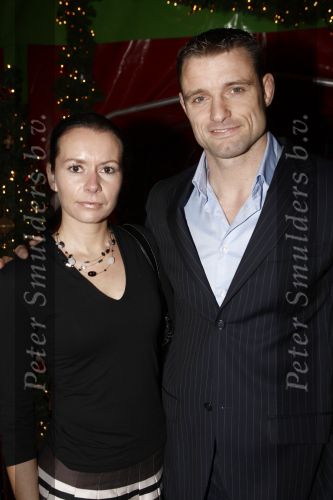 18 December 2008 Kerst/Nieuwjaarsborrel Princess
Mark Huizinga met zijn partner
Foto Peter Smulders BV Eindhoven