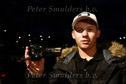 Den Haag 22 oktober 2008
Mark Vurens met videocamera in den Haag.
Peter Smulders bv