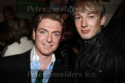 Amsterdam  februari 2008
Presentatie nieuwde blad/tijdschrift M in de supper Club. Martijn v d Berg met vriend
Peter Smulders bv