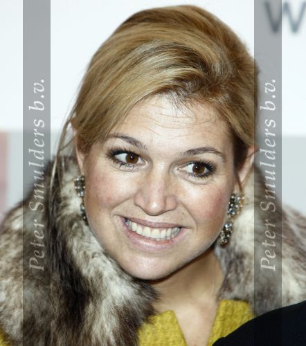 Rotterdam 13 november 2008
Prinses Maxima aanwezig bij bjeenkomst van club de madrid in de van nelle fabriek in Rotterdam. Maxima draagt een pakje met bont.
Peter Smulders bv