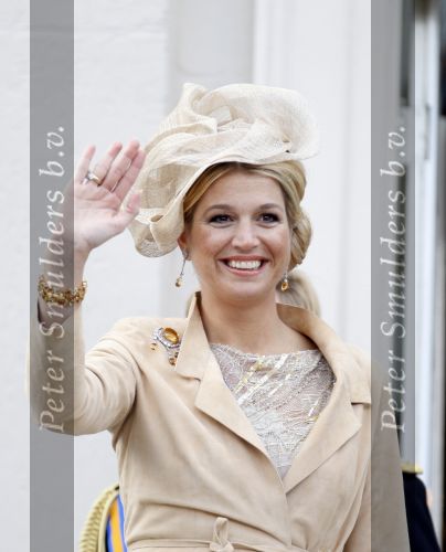 Den Haag 18 september 2007
Koningin Beatrix Prins Willem Alexander Maxima Prinses Margriet Pieter v Vollenhoven Prins Constantijn en Prinses Laurentien bij prinsjesdag met de gouden koets.
