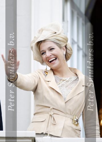 Den Haag 18 september 2007
Koningin Beatrix Prins Willem Alexander Maxima Prinses Margriet Pieter v Vollenhoven Prins Constantijn en Prinses Laurentien bij prinsjesdag met de gouden koets.