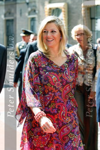 Den Haag 25 juni 2007
Prinses Maxima  bij task force in den haag.