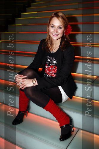 Amsterdam 9 decembe  2008 Melody Klaver bij de premiere van High school musical.
Peter Smulders bv