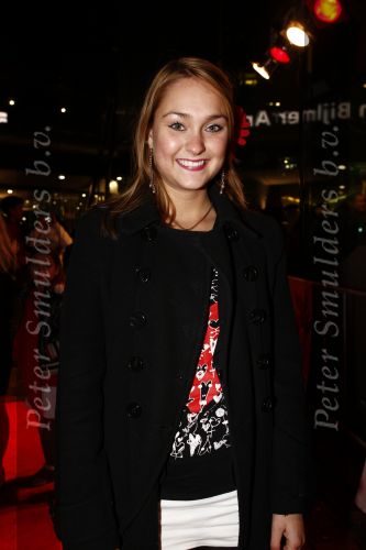 Amsterdam 9 decembe  2008 Melody Klaver bij de premiere van High school musical.
Peter Smulders bv