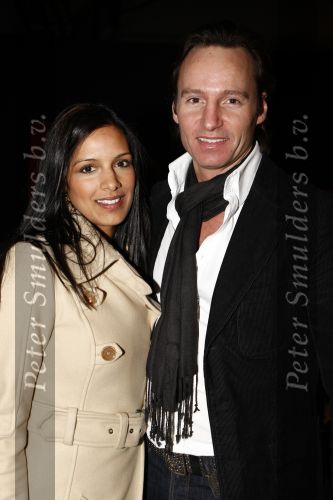 Amsterdam 28 januari 2008
Modeshow van oa Simone v Trojen op de amsterdam fashion week. Michael Lingg met vriendin