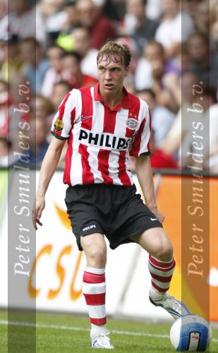 Eindhoven, 23 September 2007 Seizoen 2007/2008 Kompetitewedstrijd PSV-Feyenoord, eindstand 4-0
Mike Zonneveld