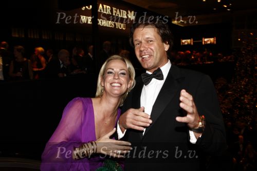 Amsterdam 11 december 2008
Openings en VIP avond van de Miljonairsfair in de Rai. Mirian v Kampen met vriend
Peter Smulders bv