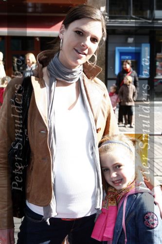 Mirjam v Mourik zwanger met haar dochter