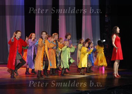Utrecht, 12 November 2008
Premiere JOSEPH in de Stadsschouwburg
Cast Musical Joseph tijdens slotact
Foto Peter Smulders BV