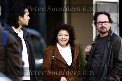 Amsterdam 12 februari 2008
Mylene de la Haye met Regilio Tuur op vespa scooter op de pc hooftstraat.
Peter Smulders bv