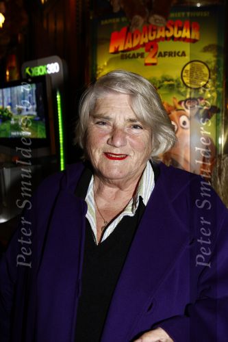Amsterdam 9 november 2008
Premiere Madagascar in Tuschinski. 
Nelly Frijda
