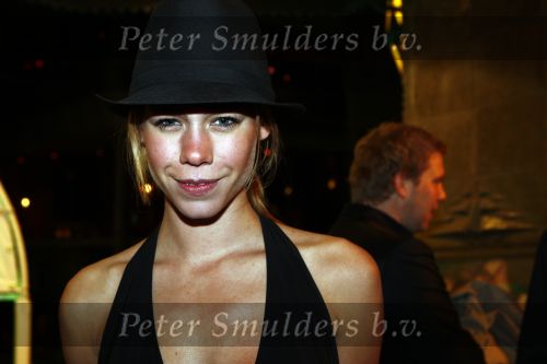 Amsterdam 15 december 2008
Premiere Australia in Tuschinski. Nicolette Kluijver met hoed en vriend
Peter Smulders bv